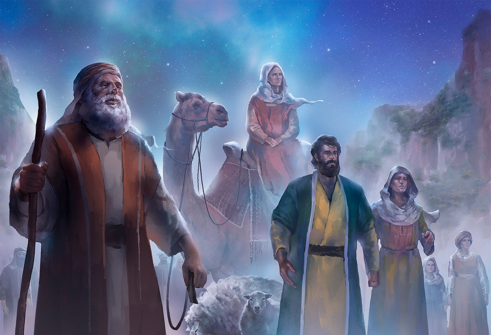 The Call of Abram Christian Art Premium Matte Horizontal - Etsy