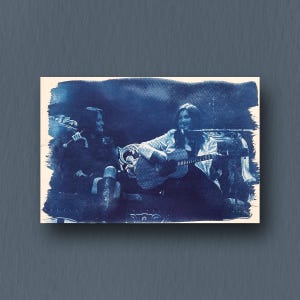 Lucy Dacus & Katie Gavin Cyanotype Print
