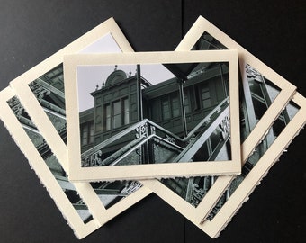 Five Greeting Cards (5x7 in.) With My Photo of New York City subway station in Bronx (1-train at 242nd Street)