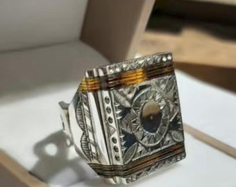 美品！Tuareg Etching Tribal リング