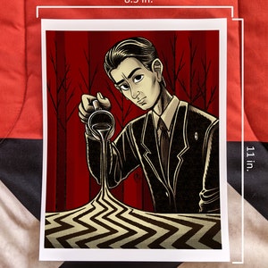 Logtober Print - Dale Cooper