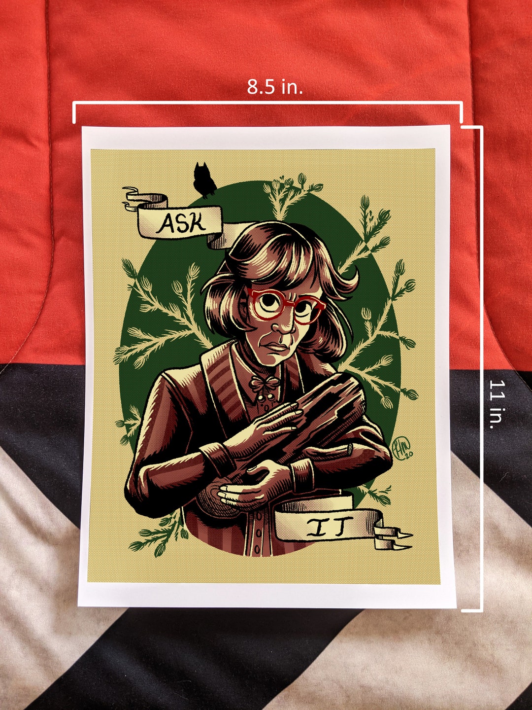 Logtober Print - Log Lady - Etsy