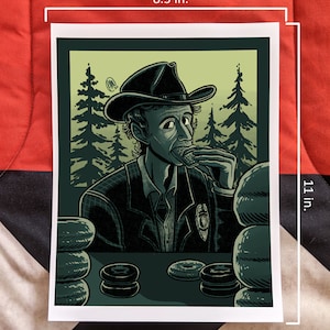 Logtober Print - Sheriff Harry Truman