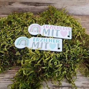 Einkaufswagenlöser- Einkaufswagenchip-  Schlüsselanhänger- Geschenkidee für Erzieher, Lehrer - Abschiedsgeschenk - personalisierbar