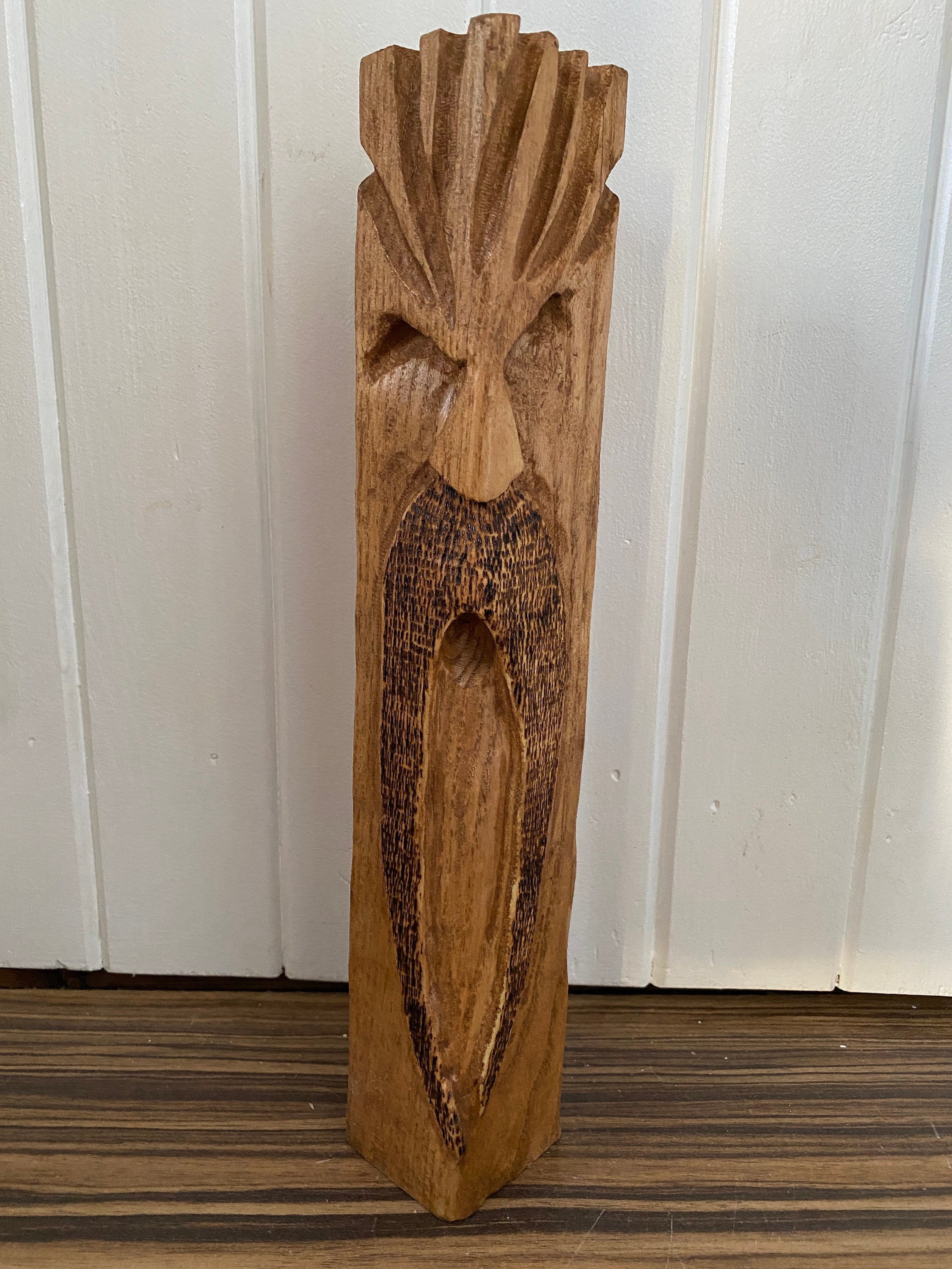 Hand Carved Wood Spirit Etsy