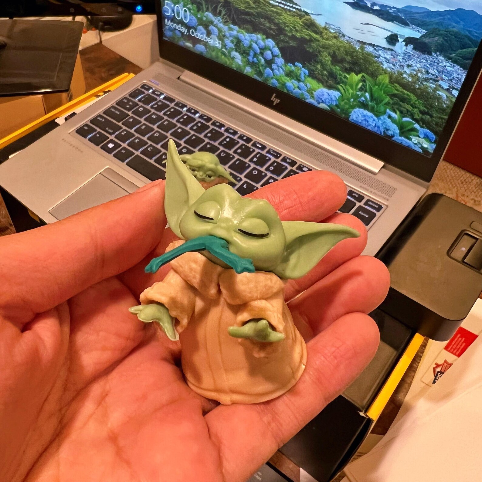 Funny Baby Yoda Figures Great Star Wars Gift Set of 5pcs Etsy