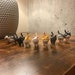 Set of 9 Cat Miniatures (9 pieces), Adorable Kitty Figurines, 2'X1.5' 