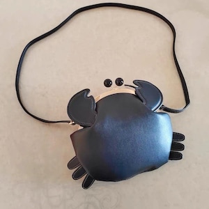 Super Cute Crab Crossbody Bag, Crab Purse, Crab Handbag, Crab Shoulder Bag