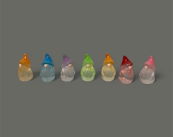 Glow-in-the-Dark harskabouterfiguren, set van 7 inch