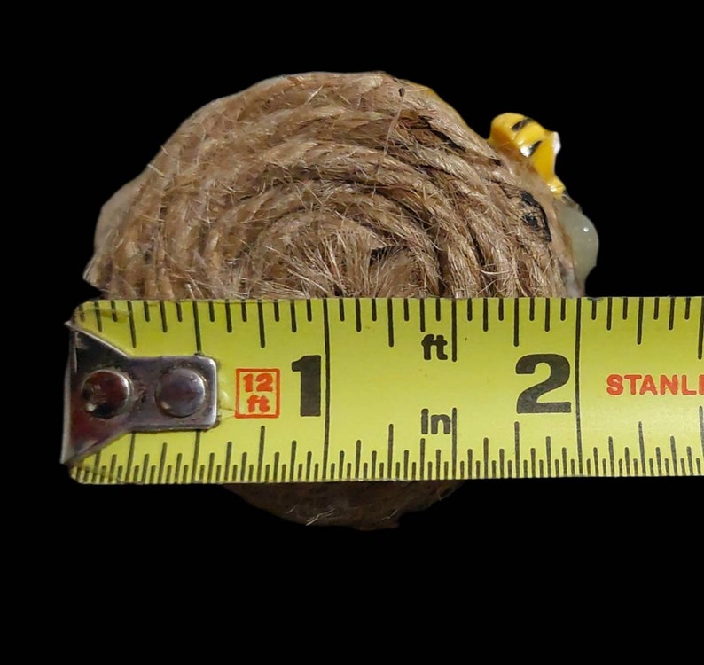 Jute Bee Hive ornament, skep hive, bee ornament, Christmas ornaments, save the bees image 8