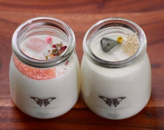 Wake Up/& Slay-No Bad Vibes-In My Own Lane-Calm Mind Strong Vibes. Koena Moon Candles-The Good Intention Set