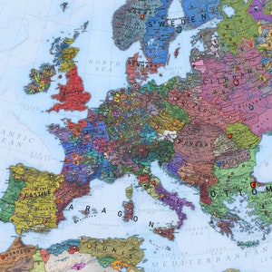 Carte de l'histoire de l'Europe 1444 image 1