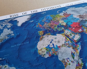World History Map 1444