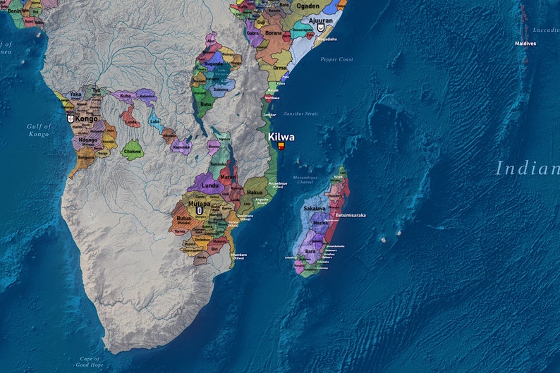World History Map 1444 image 9