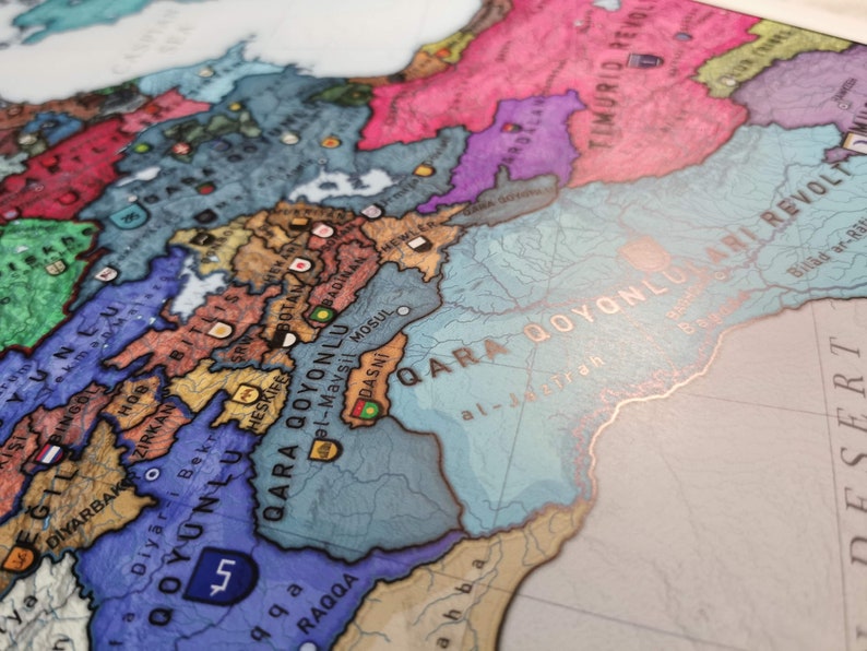 Carte de l'histoire de l'Europe 1444 image 7