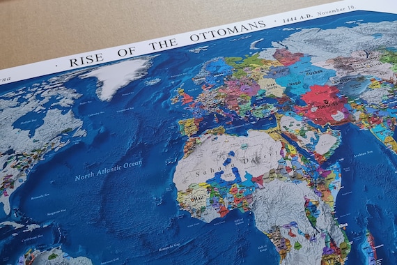 World History Map 1444