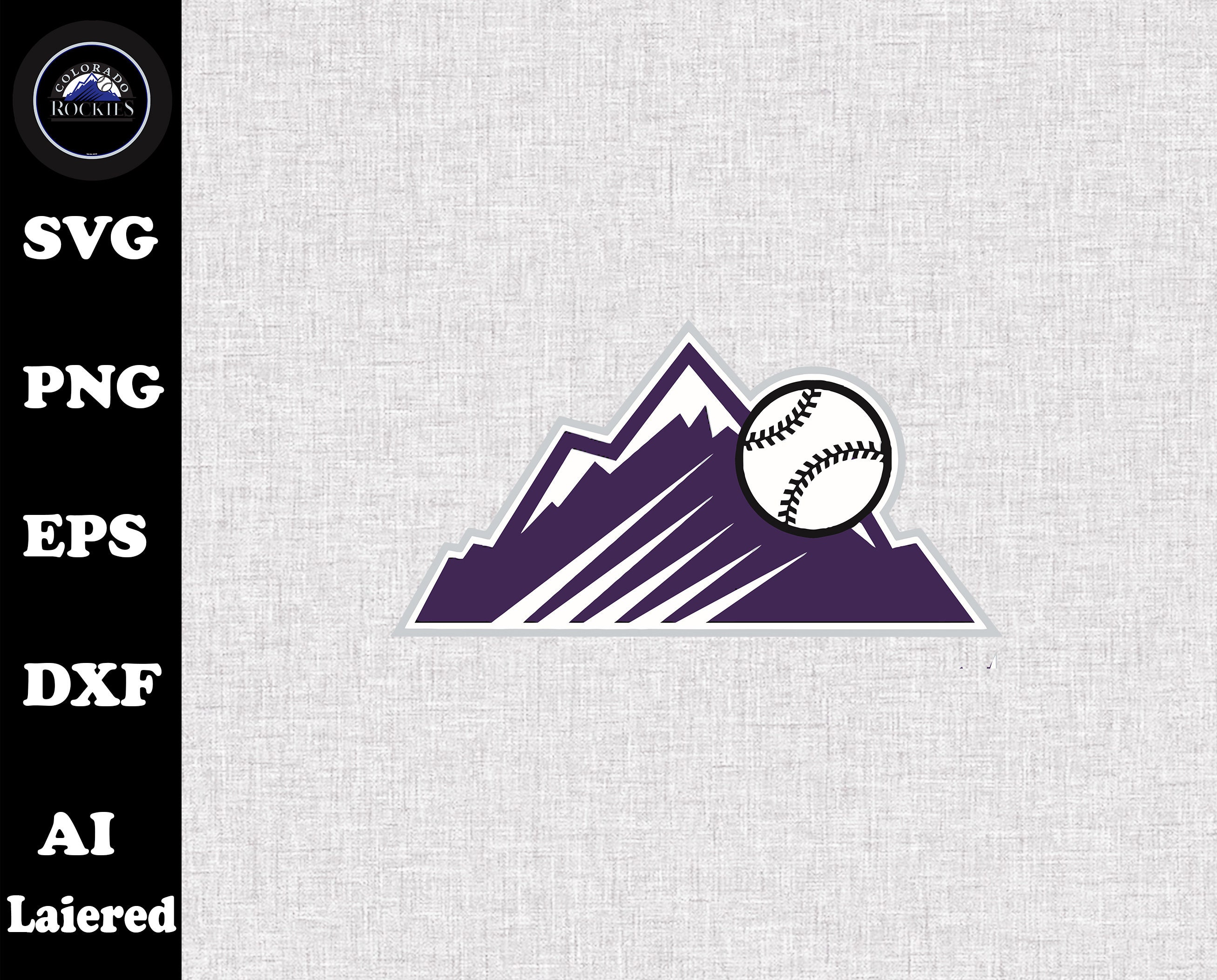 Free Free Rockies Baseball Svg 617 SVG PNG EPS DXF File
