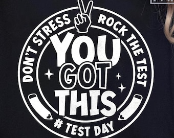 Test Day SVG PNG, Rock The Test, Test Day Svg, Test Day Png, Testing Coordinator Svg, Staar Test Day Teacher Shirt Svg, Testing Svg