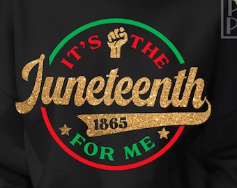 Juneteenth SVG PNG, African American Svg, It's The Juneteenth For Me Svg, Juneteenth Png Faux Gold, Juneteenth Svg, Black History Svg