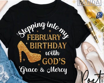 February Birthday SVG PNG, Heel Svg, Birthday Queen Svg, Melanin Svg, Aquarius, Christian Svg, Astrology Svg, February Birthday Shirt Svg