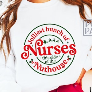 Santa&#39;s Favorite Nurse SVG PNG, Funny Christmas Shirt Svg, Cna Svg, Retro Christmas Svg, Doctor Svg, Christmas Nurse, Nurse Shirt Svg