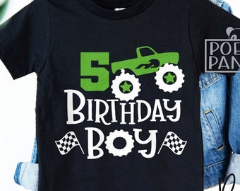 5th Birthday SVG PNG, Monster Truck Svg, Birthday Cut File, Birthday Shirt Svg, My 5th Birthday, 5th Birthday Svg, Birthday Boy Svg