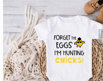 Forget The Eggs I'm Hunting Chicks SVG PNG, Kids Easter Svg, Boys Easter, Faith Svg, Cute Chick Svg, My First Easter Svg, Spring Svg
