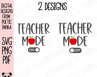 Download Teacher Mode Off Etsy