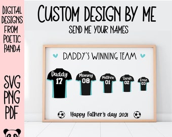 Free Free 140 Daddy&#039;s Dream Team Svg SVG PNG EPS DXF File