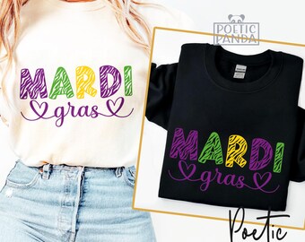 Mardi Gras SVG PNG, Mardi Gras Shirt Svg, New Orleans Svg, Fat Tuesday Svg, Louisiana Svg, Fleur De Lis Svg, Mardi Gras Svg Cut File