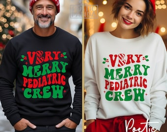 Pediatric Crew SVG PNG, Pediatric Christmas Shirts Svg, Pediatric Squad Svg, Christmas Shirt Svg, Pediatric Nurse Svg, Merry Christmas Svg