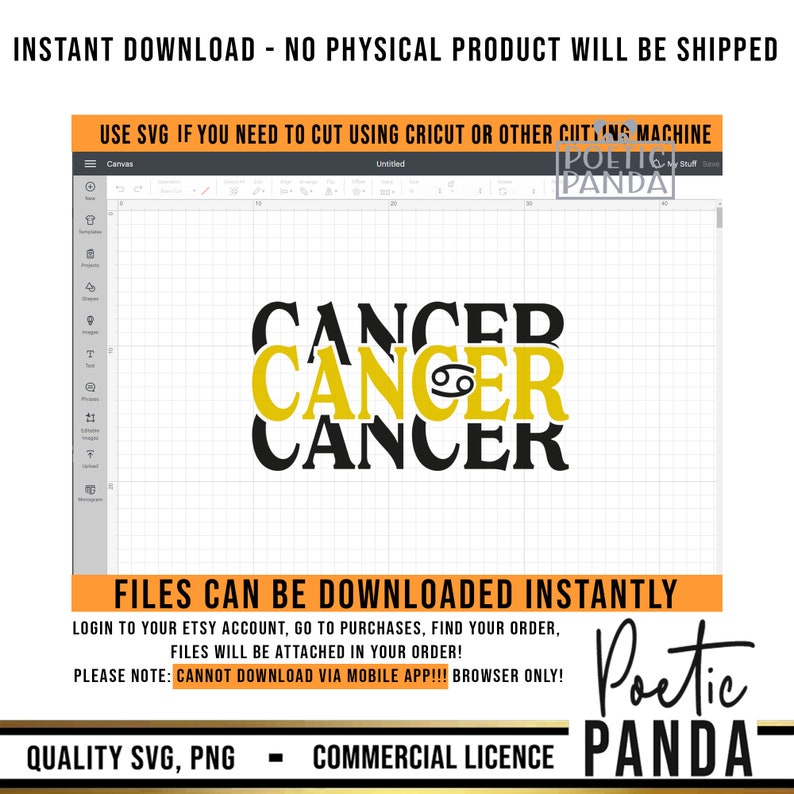 Cancer SVG PNG, Cancer Zodiac Svg, Cancer Zodiac Sign Svg, Cancer Png, June July Birthday Svg, Cancer Zodiac Shirt Png Design