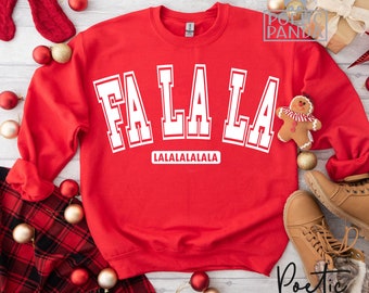 Fa La La SVG PNG, Christmas Shirt Svg, Xmas Svg Design, Merry Christmas Svg, Trendy Christmas Svg, Funny Christmas Svg