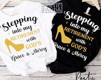 Stepping Into Retirement SVG PNG, Retirement Svg, Retired Svg, Officially Retired Svg, Retirement Gift Svg, Retirement Shirt Png