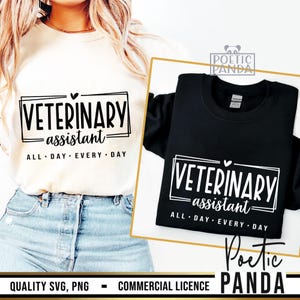 Veterinary Assistant SVG PNG, Vet Tech Support Staff Shirt Design For Cricut, Vet Tech Svg, Vet Shirt Svg, Healthcare Svg, Veterinarian Svg