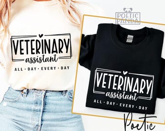 Assistant vétérinaire SVG PNG, conception de chemise du personnel de soutien technique vétérinaire pour Cricut, Svg technique vétérinaire, vétérinaire chemise Svg, soins de santé Svg, Svg vétérinaire