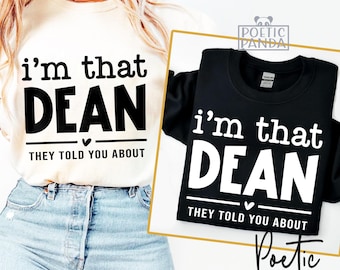 Dean SVG PNG, Schuldean svg, lustiges Dean svg Design, Dean digitale Datei, High School svg, Dean Shirt svg, Dean der Studenten svg