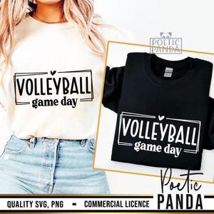 Volleyball SVG PNG, Volleyball Game Day Svg, Volleyball Shirt Png, Volleyball Team Svg, Volleyball Cut File For Cricut, Volleyball Mom Svg