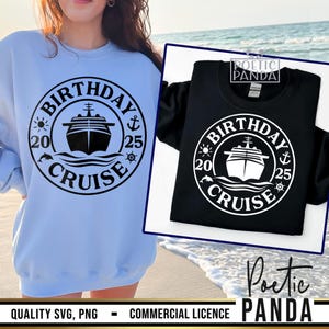 2025 Birthday Cruise SVG PNG, Aw Ship It&#39;s My Birthday Trip, Cruising Svg, Cruise Svg, Cruise Shirts Svg, Birthday Cruise Svg