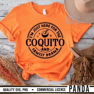 Spanish Thanksigiving SVG PNG, Funny Spanish Christmas Svg, Here For Coquito Svg, Puerto Rican Svg, Latina Svg, Puerto Rico Svg