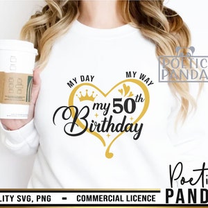 50th Birthday SVG PNG, Hello 50, 50th Svg, 50th Birthday Svg, 50 Birthday Svg, Birthday Svg, 50 And Fabulous Svg, 50 Svg, Fifty Birthday Svg