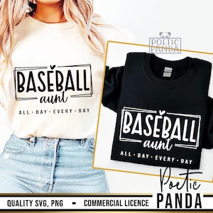 Baseball Aunt SVG PNG, Baseball Aunt Shirt Svg, Basebal Svg Cut File Cricut, Baseball Life Svg, Baseball Svg, Aunt Svg, Baseball Aunt Gift