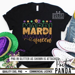 queen of sparkles mardi gras sweatshirt