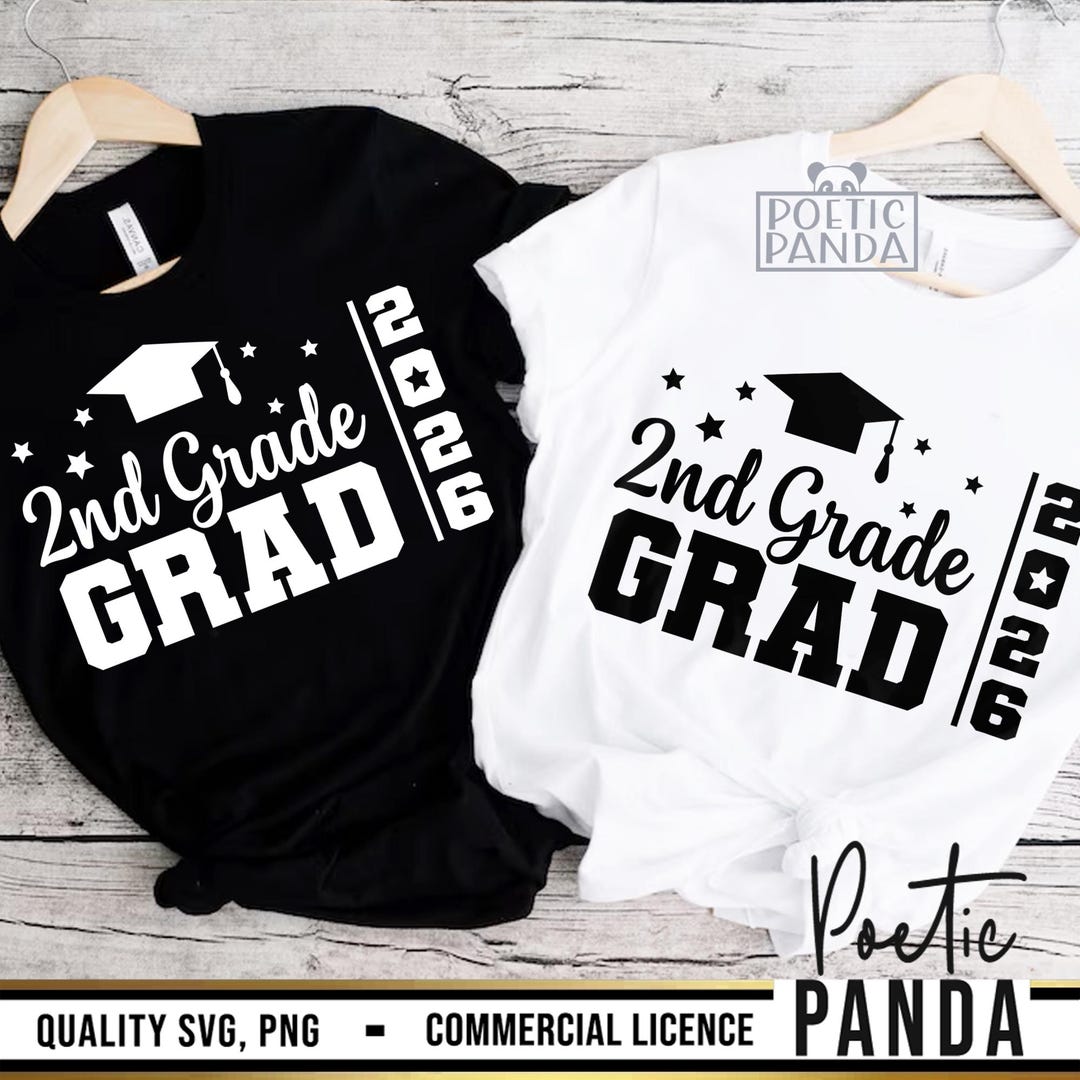 2026 2nd Grade Graduate SVG PNG, Class of 2026 Svg, 2nd Grade ...