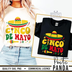 Cinco De Mayo SVG PNG, Cinco De Mayo Shirt Svg Boy Girl Kids, Cinco De Mayo Png sublimatie, Fiesta Squad Svg, 5 De Mayo Svg