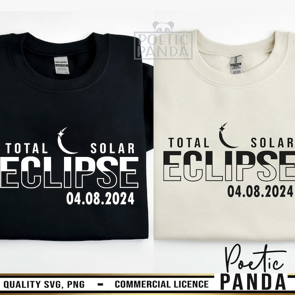 2024 Total Solar Eclipse SVG PNG, Solar Eclipse Svg, Celestial Svg, Total Solar Eclipse Shirt Svg, April 8th Solar Eclipse Shirt