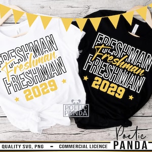 Freshman 2029 SVG PNG, Graduation Svg, Freshman Shirt Svg, High School Svg, Class Of 2029 Svg, Back To School Svg, Class Of 2029 Svg, 2029