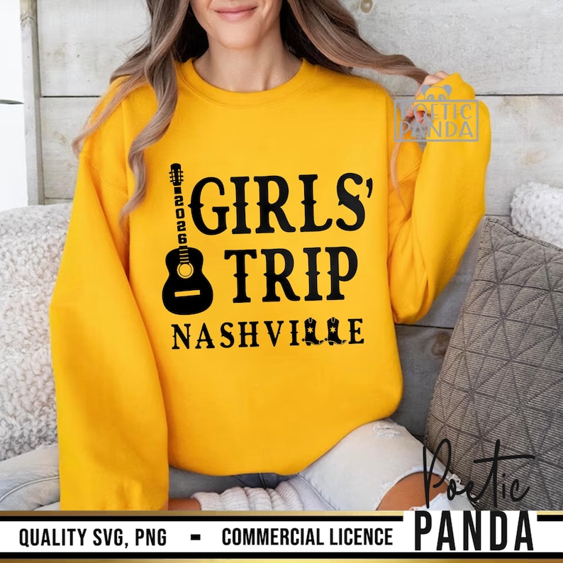 2026 Girls Trip Nashville SVG PNG, Nashville Shirts Svg, Girls Trip Svg, Nashville Trip Svg, Nash Bash Svg, Girls Weekend Svg, Lets Go Girls image 13