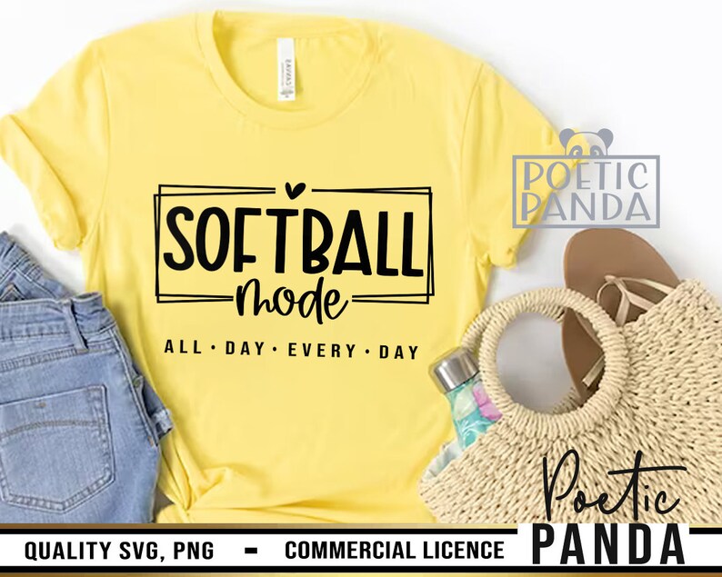 Softball SVG PNG, Baseball, Softball Svg, Softball Shirt Svg, Softball Mom Svg, Softball Dad Svg, Softball Heart Svg, Baseball Mama Svg