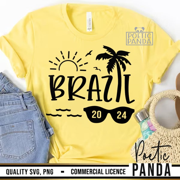 Brazil SVG PNG, 2024 Svg, Brazil Svg, Brazil Shirt Svg, Family Vacation Svg, Beach Shirt Svg, Family Trip Svg, Family Trip To Brazil 2024